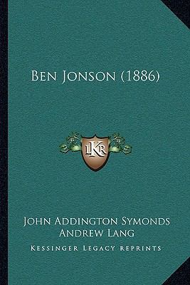 Ben Jonson (1886) 1165910187 Book Cover
