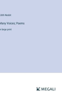 Many Voices; Poems: in large print 3387015097 Book Cover
