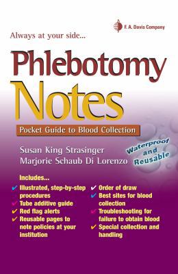 Phlebotomy Notes: Pocket Guide to Blood Collection 0803625944 Book Cover
