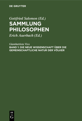 Die Neue Wissenschaft Über Die Gemeinschaftlich... [German] 3112421019 Book Cover