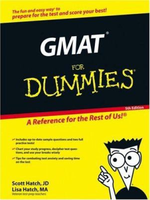 The GMAT for Dummies 0764596535 Book Cover