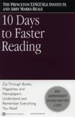 10 Days to Faster Reading B00A2MY46C Book Cover