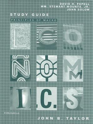 Principles of Macroeconomics-Study Guide 061862323X Book Cover