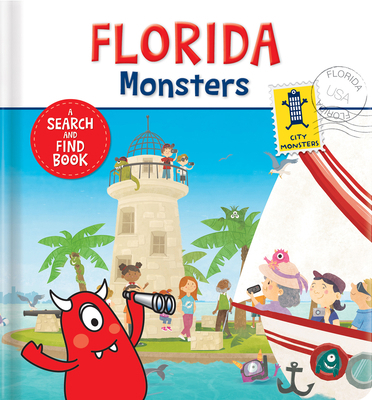 Florida Monsters: A Search and Find Board Book ... 2924734150 Book Cover