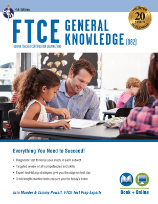 FTCE General Knowledge 4th Ed., Book + Online 0738612510 Book Cover