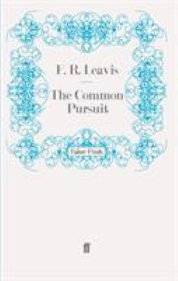 The Common Pursuit 0571243436 Book Cover