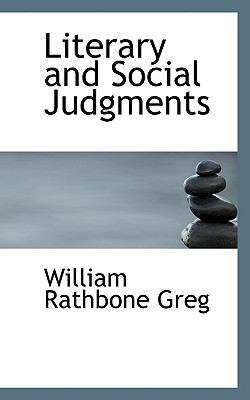 Literary and Social Judgments 1117242714 Book Cover