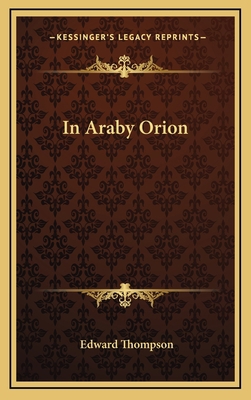 In Araby Orion 1169031374 Book Cover
