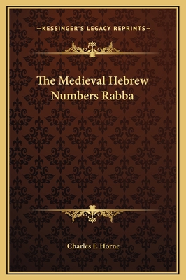 The Medieval Hebrew Numbers Rabba 1169166873 Book Cover
