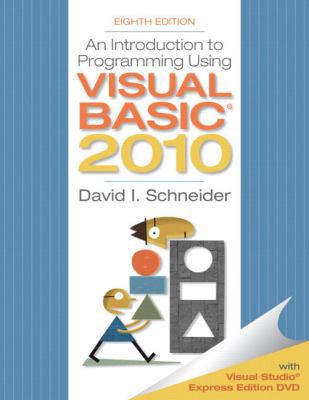 An Introduction to Programming Using Visual Bas... 013212856X Book Cover