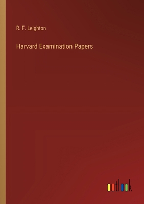 Harvard Examination Papers 3368191748 Book Cover