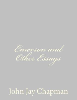 Emerson and Other Essays 1490475761 Book Cover