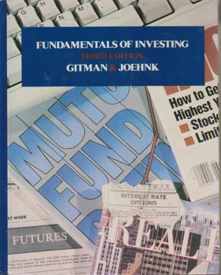 Fundamentals of Investing 0060424117 Book Cover