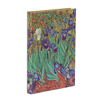Van Gogh's Irises Mini Unlined Hardcover Journa... 1439798095 Book Cover