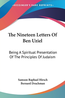 The Nineteen Letters Of Ben Uziel: Being A Spir... 1430450878 Book Cover