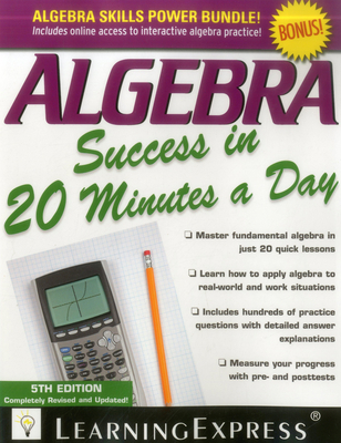 Algebra Success in 20 Minutes a Day 1611030420 Book Cover