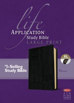 Life Application Study Bible-NKJV-Large Print [Large Print] 1414378998 Book Cover