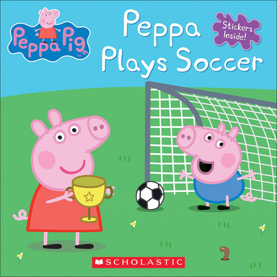 Peppa Plays Soccer 0606388257 Book Cover