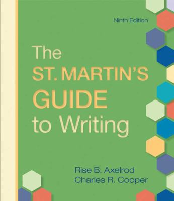 The St. Martin's Guide to Writing 0312536127 Book Cover