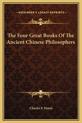 The Four Great Books Of The Ancient Chinese Phi... 1169292445 Book Cover