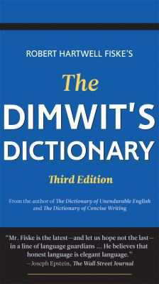 The Dimwit's Dictionary 1933338989 Book Cover