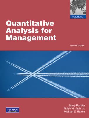 Quantitative Analysis for Management 0273752863 Book Cover