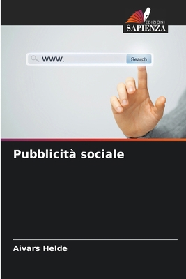 Pubblicità sociale [Italian] 6209642934 Book Cover