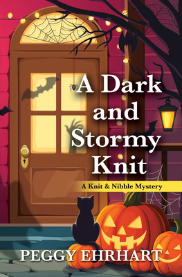 A Dark and Stormy Knit [Large Print] 1420522051 Book Cover