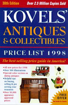 Kovels' Antiques & Collectibles Price List - 30... 0609801422 Book Cover