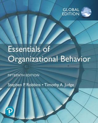 Essentials of Organizational Behavior, Global E... 1292406666 Book Cover