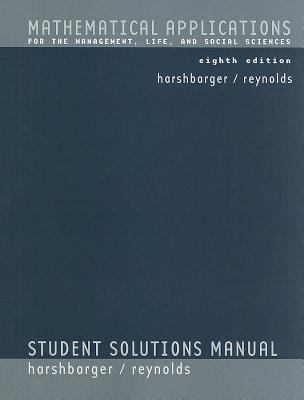 Mathematical Applications for the Management, L... 0618676929 Book Cover