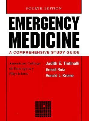 Emergency Medicine: A Comprehensive Study Guide 0070648794 Book Cover