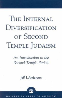 The Internal Diversification of Second Temple J... B08F3MK6PH Book Cover