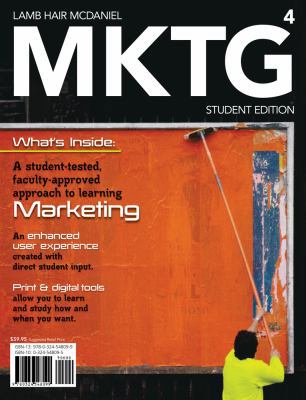 Mktg 4 (with Marketing Coursemate with eBook Pr... 0538468246 Book Cover