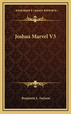 Joshua Marvel V3 1163574546 Book Cover