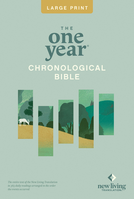 One Year Chronological Bible-NLT-Premium Slimli... [Large Print] 1414337671 Book Cover