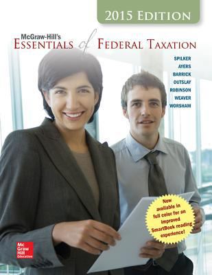 McGraw-Hill's Essentials of Federal Taxation, 2... 1259212815 Book Cover