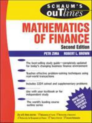 Schaum's Outline of Mathematics of Finance 0070082030 Book Cover