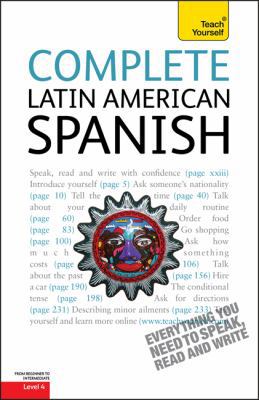 Complete Latin American Spanish: A Teach Yourse... 0071750657 Book Cover