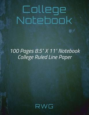 College Notebook: 100 Pages 8.5" X 11" Notebook... 1794816410 Book Cover