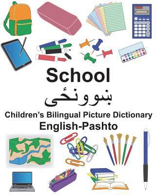 English-Pashto School Children's Bilingual Pict... 1722799595 Book Cover