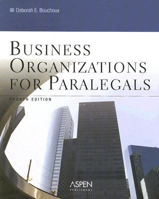 Business Organizations for Paralegals 0735557500 Book Cover