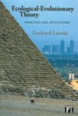 Ecological-evolutionary Theory: Principles and ... 1594511012 Book Cover