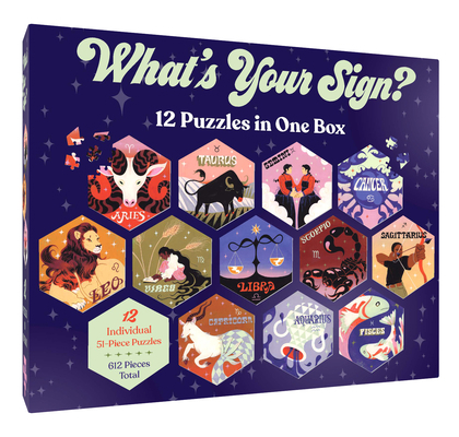 Game 12 Puzzles in One Box: What's Your Sign? Book