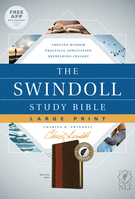 The Swindoll Study Bible NLT, Large Print 1496433726 Book Cover