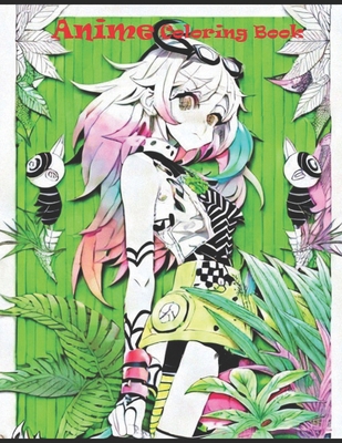 Anime Coloring Book: 2 B0CN4NM49W Book Cover