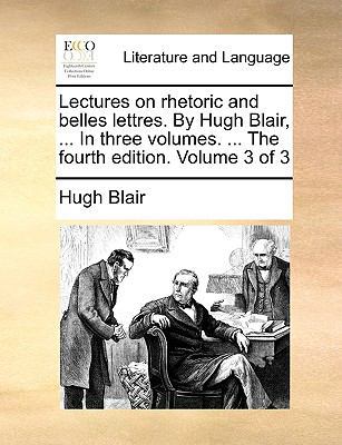 Lectures on Rhetoric and Belles Lettres. by Hug... 1140977210 Book Cover