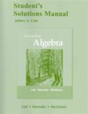Student's Solutions Manual for Intermediate Alg... 0321715829 Book Cover