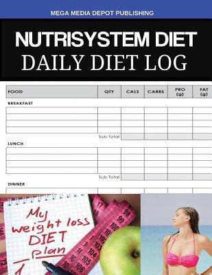 Paperback Nutrisystem Diet Daily Diet Log Book