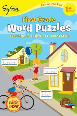 First Grade Word Puzzles (Fun on the Run) 0307479439 Book Cover